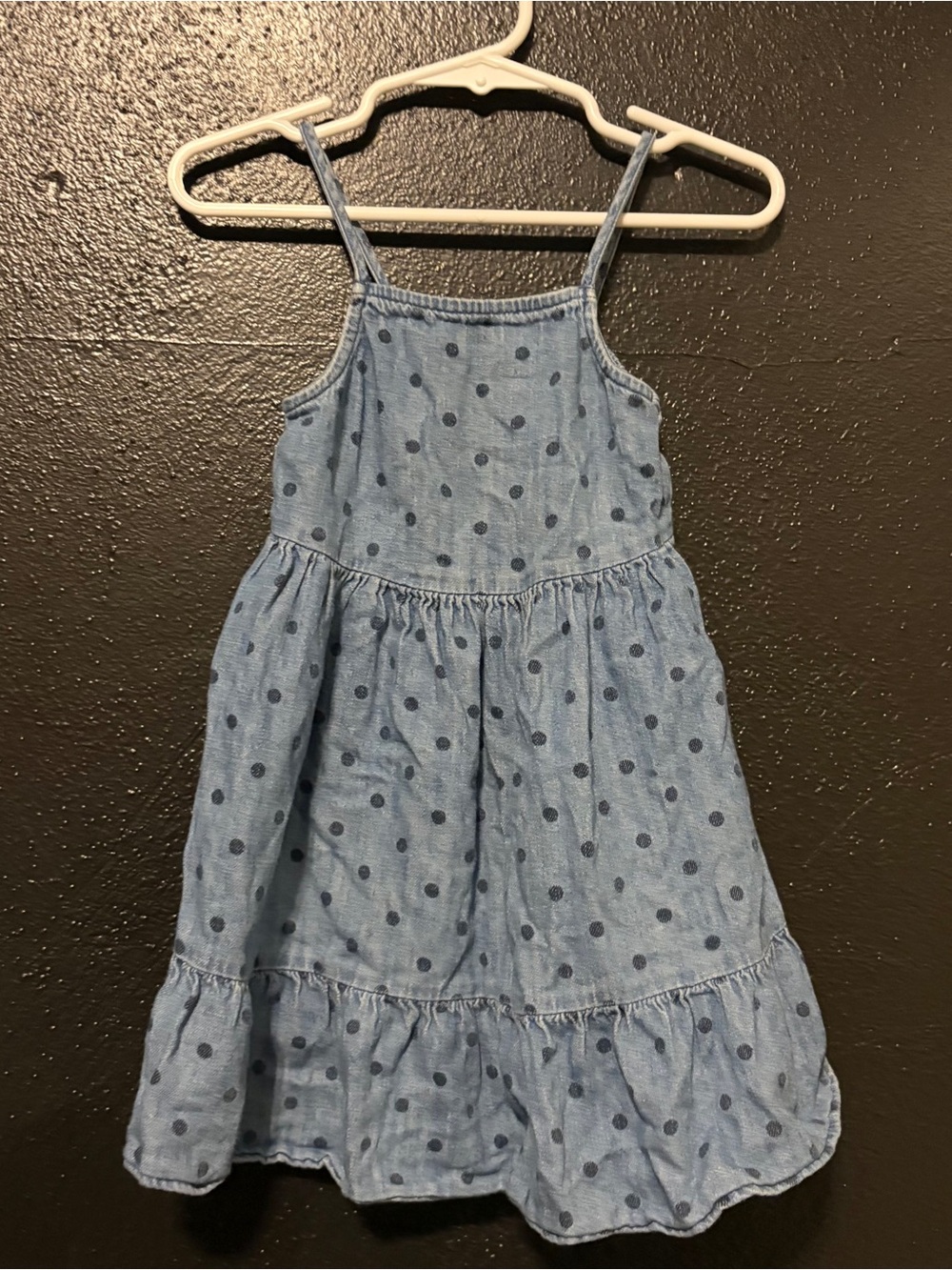 Old Navy Light Blue Polka Dot Sundress for Girls 2T